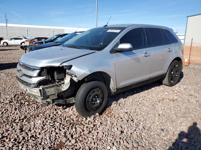 2FMDK3JC5DBB11830 - 2013 FORD EDGE SEL SILVER photo 1