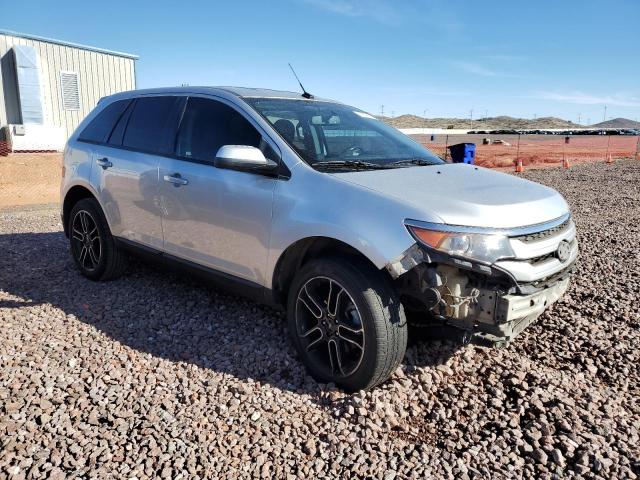 2FMDK3JC5DBB11830 - 2013 FORD EDGE SEL SILVER photo 4