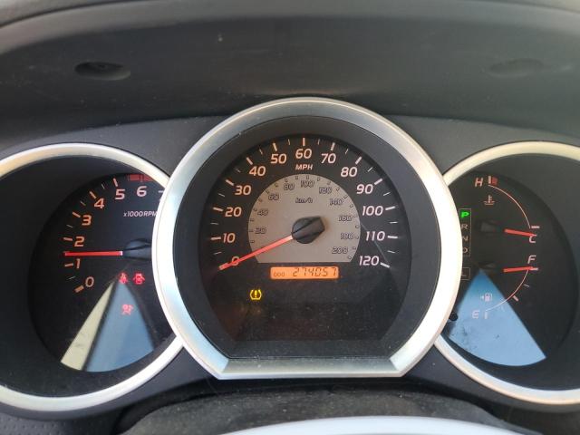 5TEJU62N96Z207368 - 2006 TOYOTA TACOMA DOUBLE CAB PRERUNNER SILVER photo 9