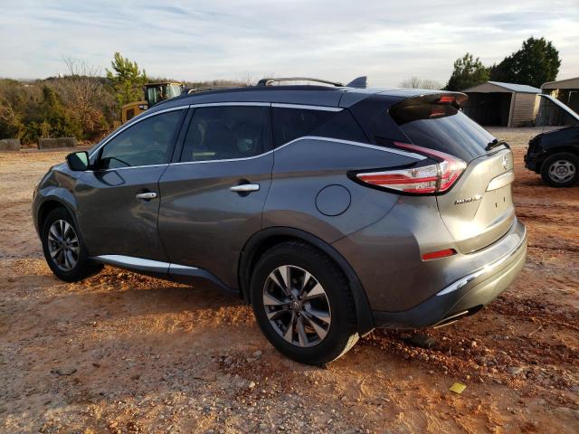 5N1AZ2MG0GN164029 - 2016 NISSAN MURANO S GRAY photo 2