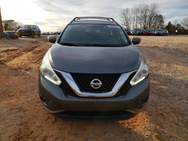 5N1AZ2MG0GN164029 - 2016 NISSAN MURANO S GRAY photo 5