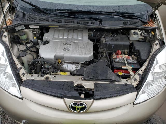 5TDZK22C88S154226 - 2008 TOYOTA SIENNA XLE TAN photo 12