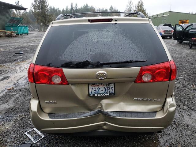 5TDZK22C88S154226 - 2008 TOYOTA SIENNA XLE TAN photo 6