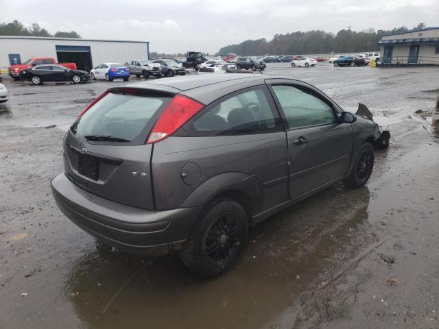 1FAFP31N56W162378 - 2006 FORD FOCUS ZX3 GRAY photo 3