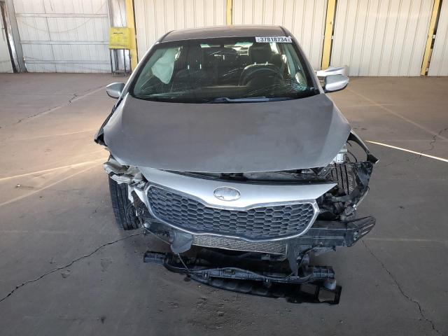 KNAFK4A65E5120642 - 2014 KIA FORTE LX SILVER photo 5