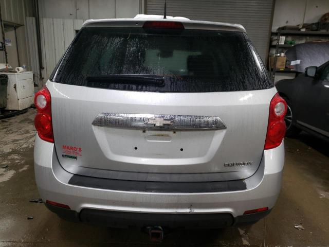 2GNALBEK6C1175709 - 2012 CHEVROLET EQUINOX LS SILVER photo 6