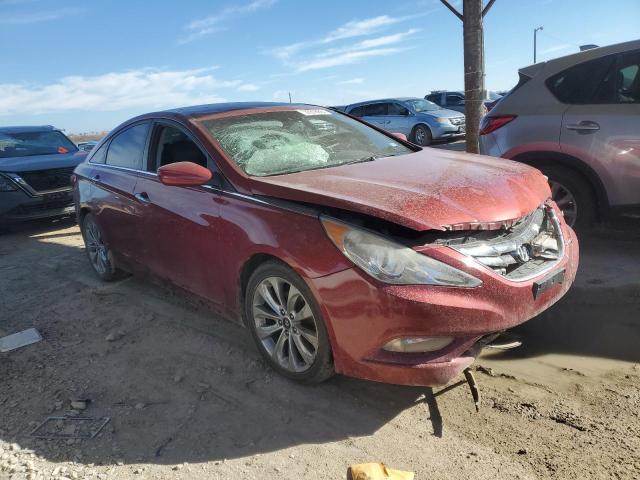 5NPEC4AC7DH648604 - 2013 HYUNDAI SONATA SE RED photo 4