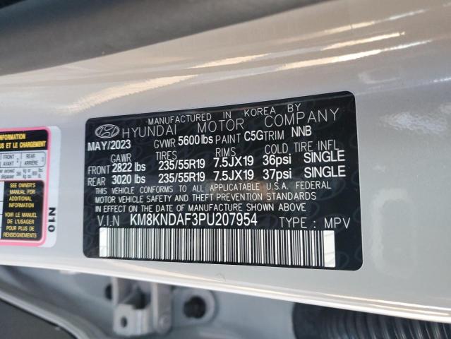 KM8KNDAF3PU207954 - 2023 HYUNDAI IONIQ 5 SEL GRAY photo 12