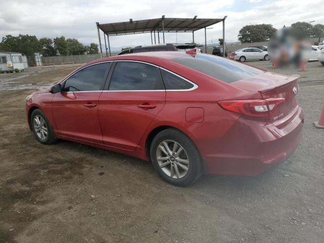 5NPE24AF2HH441668 - 2017 HYUNDAI SONATA SE RED photo 2