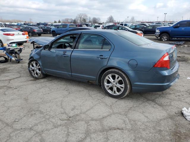 3FAHP0HA0CR140782 - 2012 FORD FUSION SE TEAL photo 2