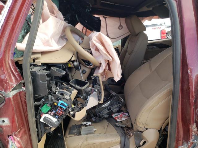 1GYS4KKJ9KR266267 - 2019 CADILLAC ESCALADE ESV PLATINUM მუქწითელი ფოტო 5