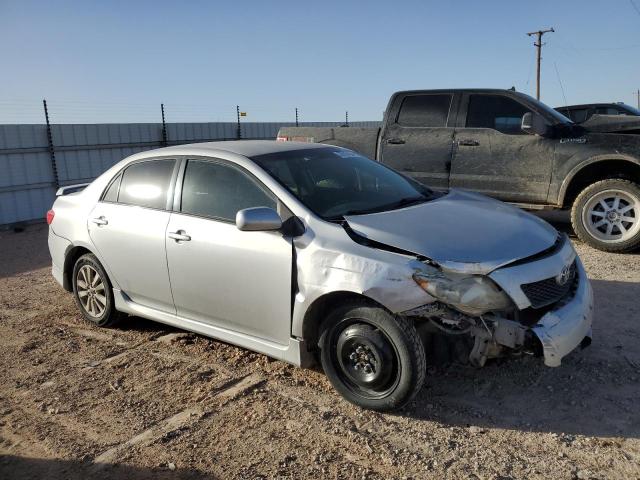 1NXBU4EE0AZ255973 - 2010 TOYOTA COROLLA BASE SILVER photo 4