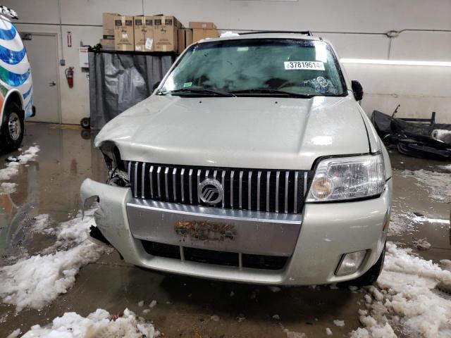 4M2YU56105DJ29631 - 2005 MERCURY MARINER CREAM photo 5