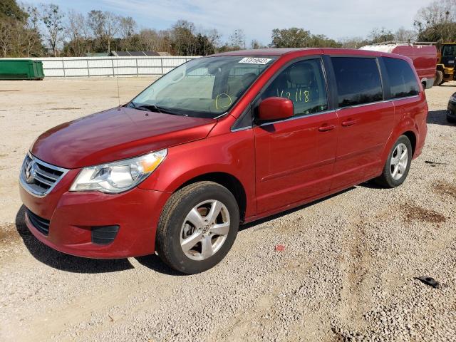 2V4RW3D17AR166765 - 2010 VOLKSWAGEN ROUTAN SE BURGUNDY photo 1