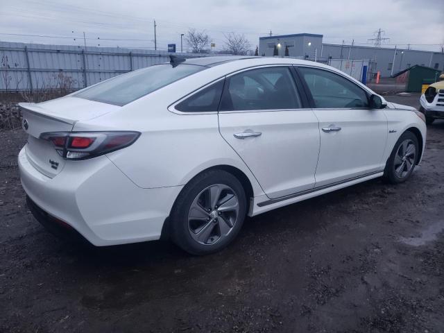 KMHE34L19GA008350 - 2016 HYUNDAI SONATA HYBRID WHITE photo 3