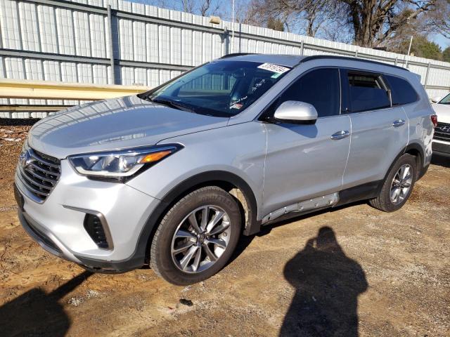 KM8SMDHF2HU225209 - 2017 HYUNDAI SANTA FE SE SILVER photo 1