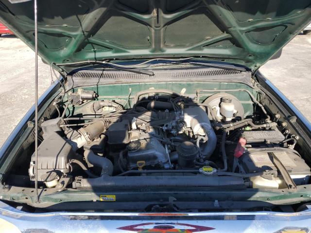 5TEGM92N42Z135808 - 2002 TOYOTA TACOMA DOUBLE CAB PRERUNNER GREEN photo 11