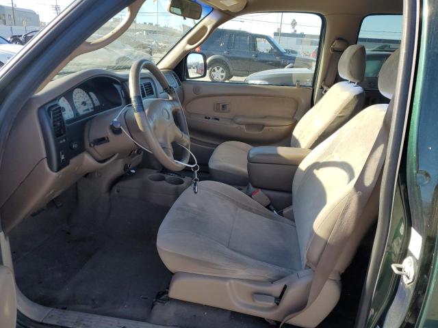 5TEGM92N42Z135808 - 2002 TOYOTA TACOMA DOUBLE CAB PRERUNNER GREEN photo 7