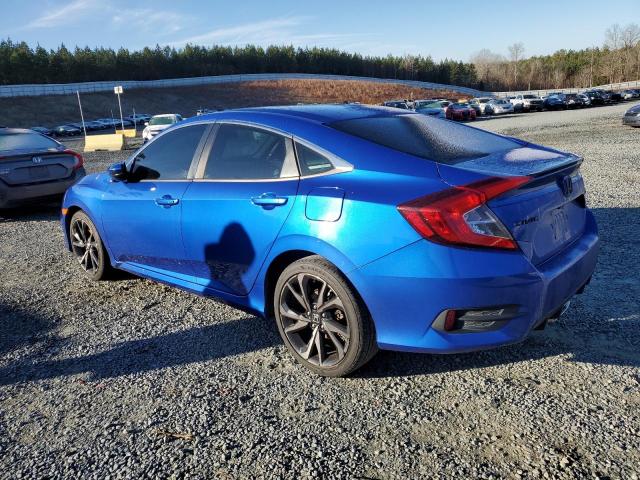 19XFC2F81LE014821 - 2020 HONDA CIVIC SPORT BLUE photo 2