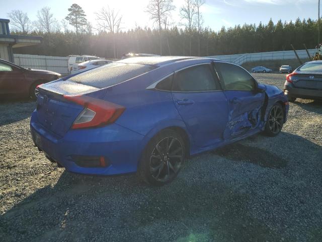 19XFC2F81LE014821 - 2020 HONDA CIVIC SPORT BLUE photo 3