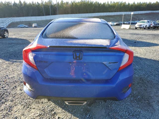 19XFC2F81LE014821 - 2020 HONDA CIVIC SPORT BLUE photo 6