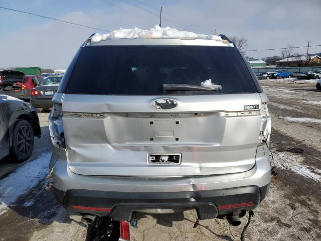 1FMHK7B81CGA79520 - 2012 FORD EXPLORER SILVER photo 6