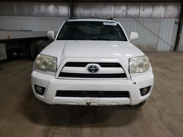 JTEBU17R370123160 - 2007 TOYOTA 4RUNNER LIMITED WHITE photo 5