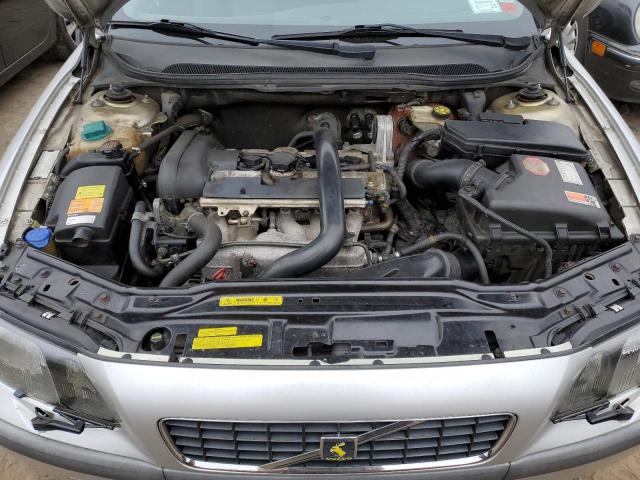 YV1RS53D312085848 - 2001 VOLVO S60 T5 SILVER photo 11