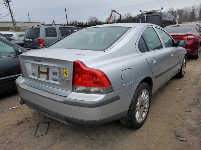 YV1RS53D312085848 - 2001 VOLVO S60 T5 SILVER photo 3