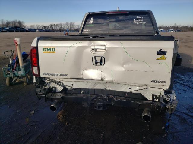 5FPYK3F84NB030095 - 2022 HONDA RIDGELINE BLACK EDITION WHITE photo 6