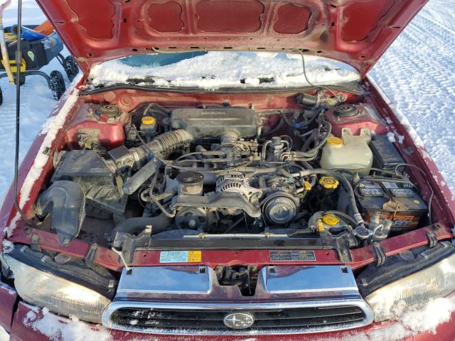 4S3BK4951V8323457 - 1997 SUBARU LEGACY POSTAL RED photo 11