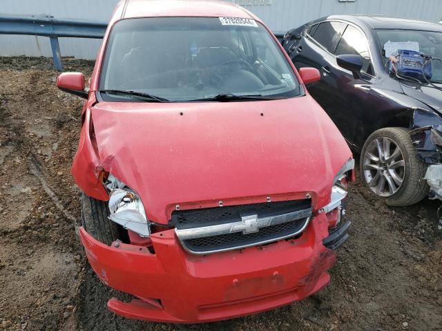 KL1TD56668B008833 - 2008 CHEVROLET AVEO BASE RED photo 5