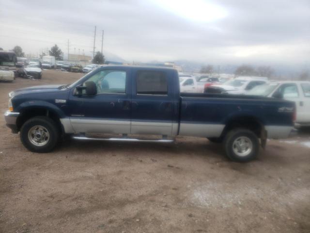 1FTSW31F12EC39090 - 2002 FORD F350 SRW SUPER DUTY BLUE photo 2