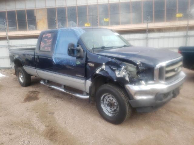 1FTSW31F12EC39090 - 2002 FORD F350 SRW SUPER DUTY BLUE photo 4