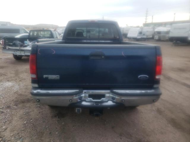 1FTSW31F12EC39090 - 2002 FORD F350 SRW SUPER DUTY BLUE photo 6