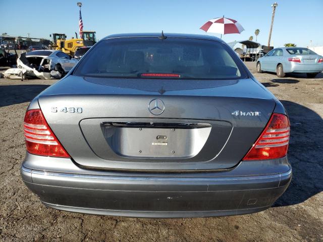 WDBNG83J76A462853 - 2006 MERCEDES-BENZ S 430 4MATIC GRAY photo 6