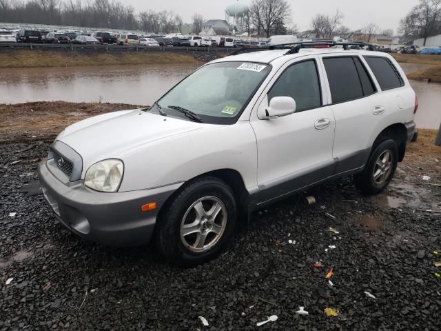 KM8SB12B24U615876 - 2004 HYUNDAI SANTA FE GL WHITE photo 1