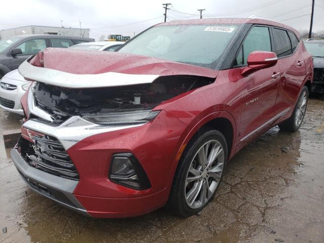 3GNKBFRS4KS569320 - 2019 CHEVROLET BLAZER PREMIER BURGUNDY photo 1