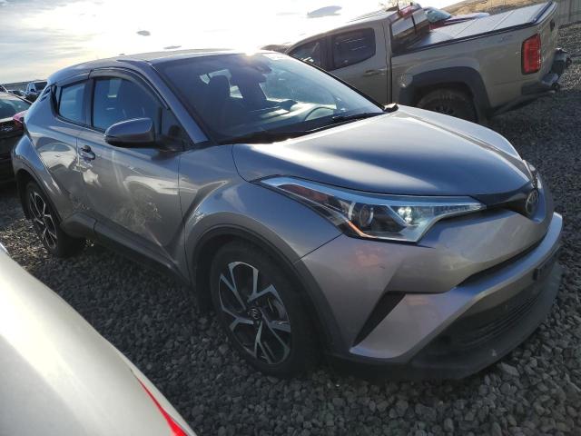 NMTKHMBX6JR001475 - 2018 TOYOTA C-HR XLE SILVER photo 4