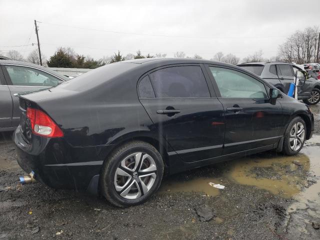 19XFA1F51BE003709 - 2011 HONDA CIVIC LX BLACK photo 3