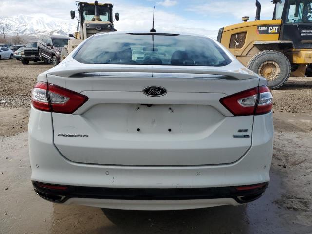 3FA6P0T90GR355542 - 2016 FORD FUSION SE WHITE photo 6