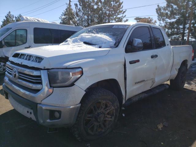 5TFUW5F19HX644726 - 2017 TOYOTA TUNDRA DOUBLE CAB SR/SR5 WHITE photo 1