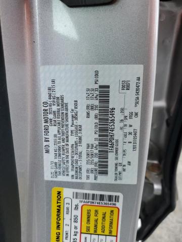 1FA6P0H74E5365496 - 2014 FORD FUSION SE SILVER photo 12