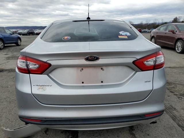 1FA6P0H74E5365496 - 2014 FORD FUSION SE SILVER photo 6