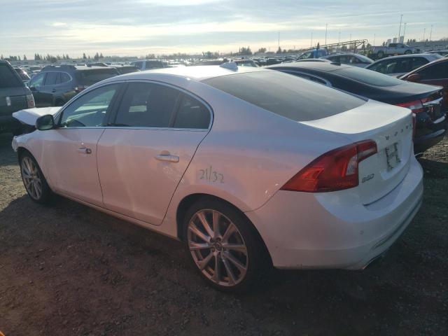 LYV402HK7HB129712 - 2017 VOLVO S60 PREMIER WHITE photo 2