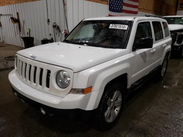 1C4NJRFB1ED825626 - 2014 JEEP PATRIOT LATITUDE WHITE photo 1