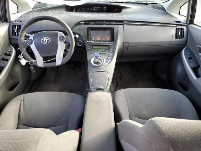 JTDKN3DU8A0128691 - 2010 TOYOTA PRIUS SILVER photo 8