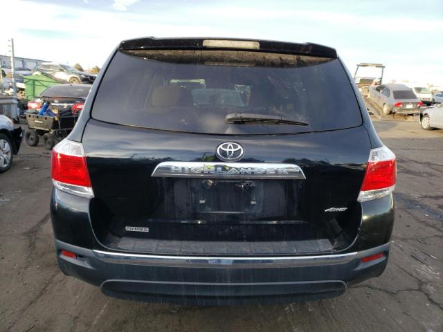 5TDBK3EHXCS096112 - 2012 TOYOTA HIGHLANDER BASE BLACK photo 6