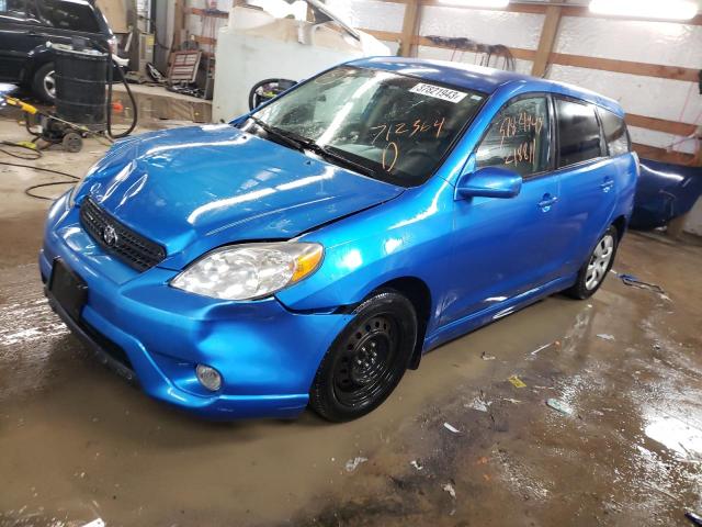 2T1KR32EX8C712364 - 2008 TOYOTA COROLLA MA XR BLUE photo 1