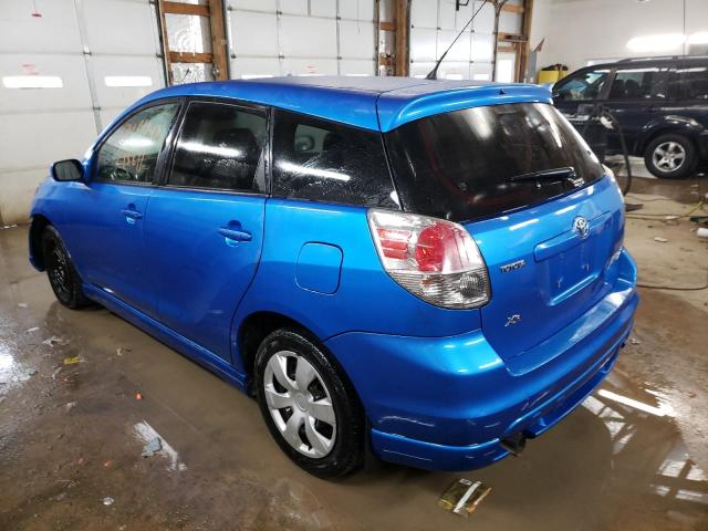 2T1KR32EX8C712364 - 2008 TOYOTA COROLLA MA XR BLUE photo 2